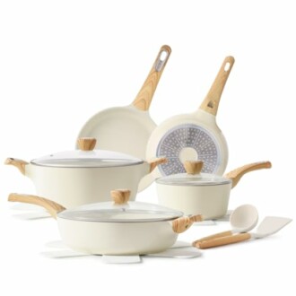 SENSARTE Ceramic Pots and Pans Set