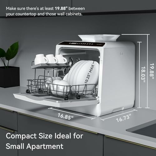 Hermitlux Countertop Dishwasher