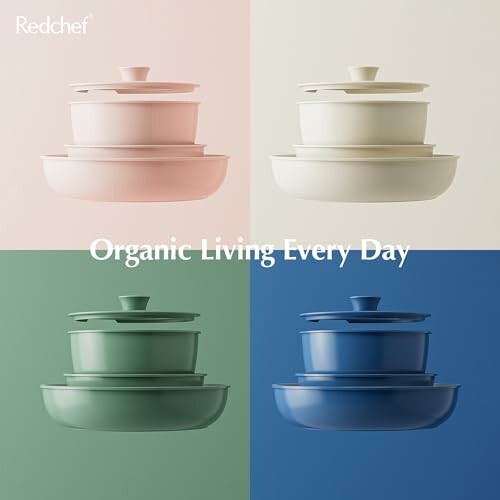 Redchef Ceramic Pots and Pans Set