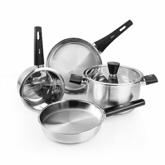 Meythway Stainless Steel Pots and Pans Set